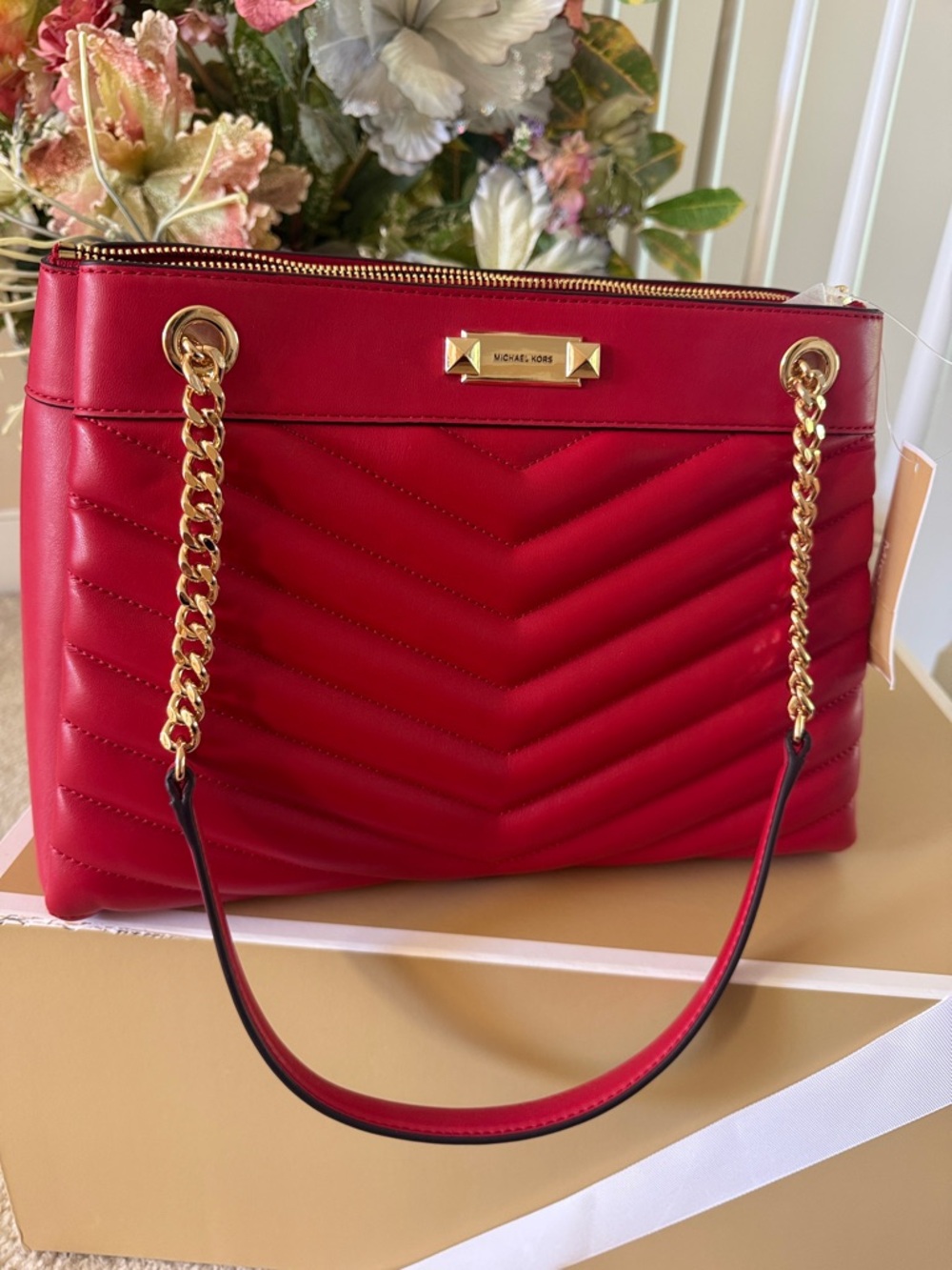 Michael Kors Whitney Large Tote  Brand New Authentic 13x9.5
